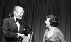 President Gerald Ford and Helen Thomas (NARA)