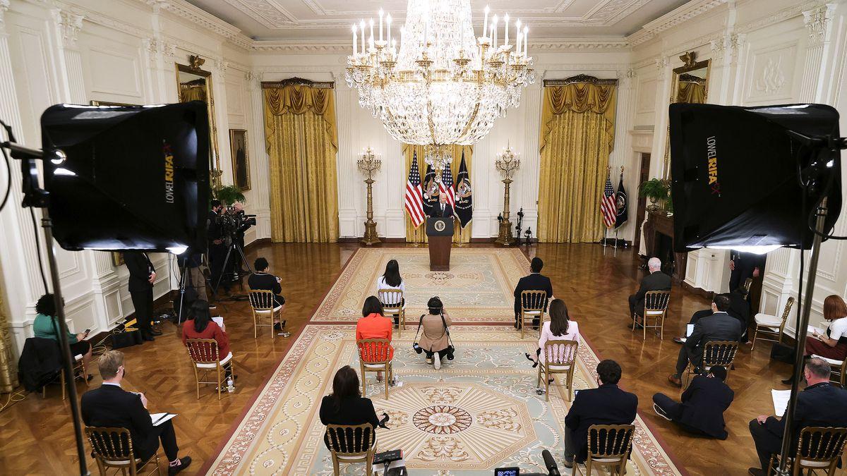 Biden Press Conference during Pandemic